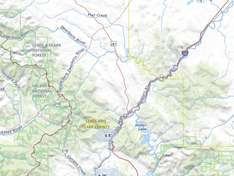 NEXRAD radar-signature map of the hail storm over Wolf Creek, MT on Jul 8, 2026