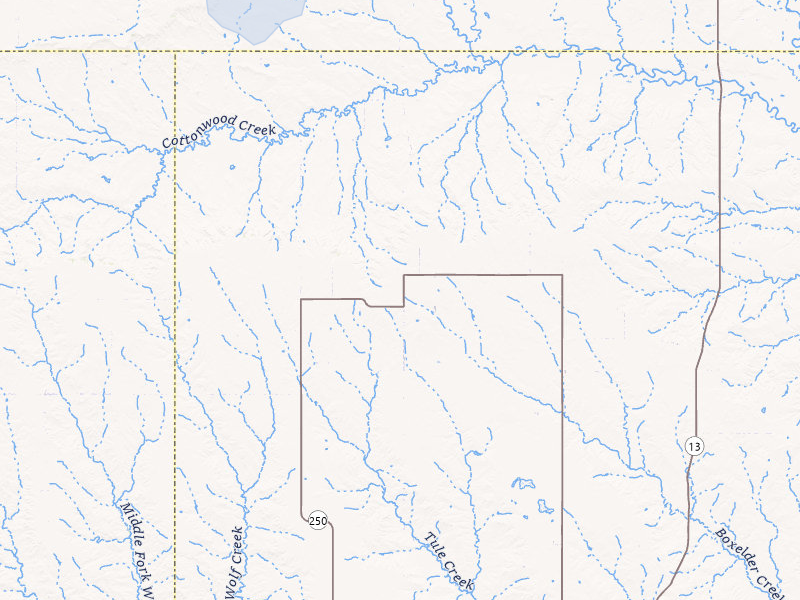 NEXRAD radar-signature map of the hail over Wolf Point, MT
