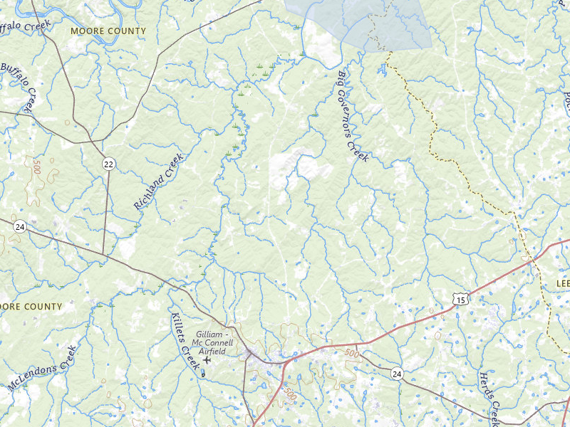 NEXRAD radar-signature map of the hail storm over Carthage, NC on May 27, 2026