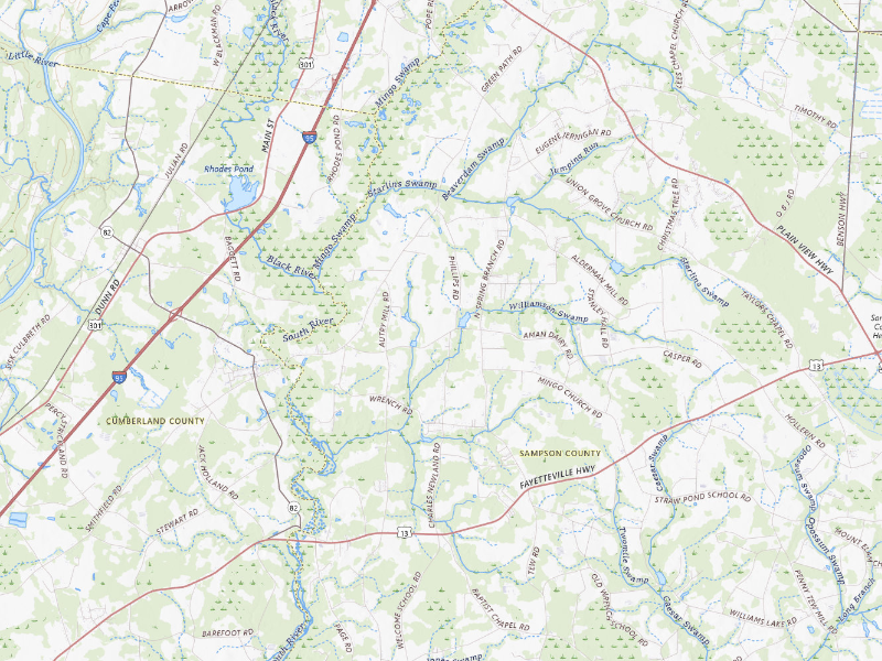 NEXRAD radar-signature map of the hail storm over Dunn, NC on Sep 5, 2026