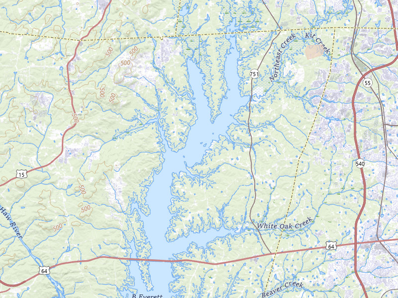 Radar-estimated hail-size map of the storm over Durham, NC on Jul 28, 2026