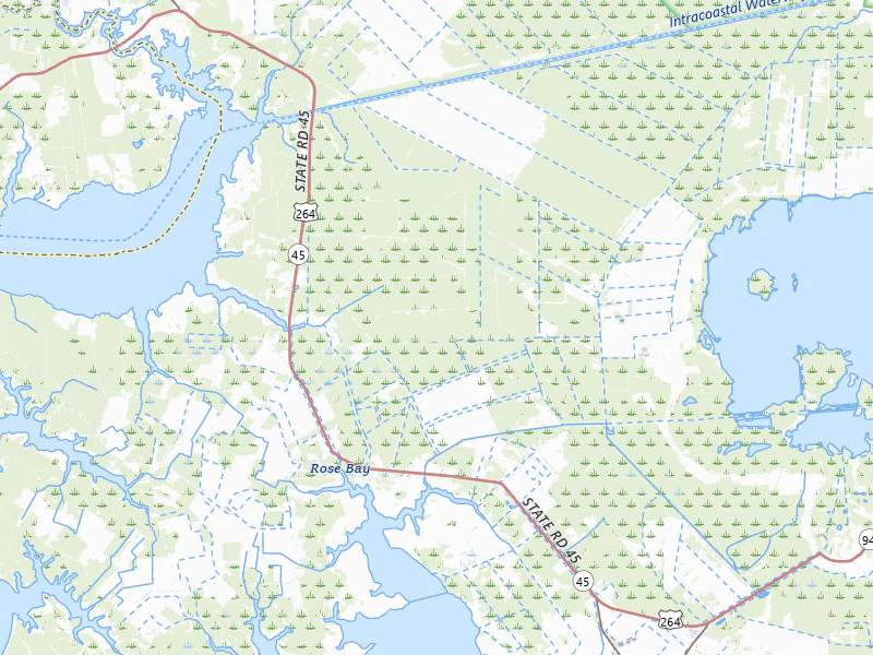 Radar-estimated hail-size map of the storm over Fairfield, NC on Jul 28, 2026