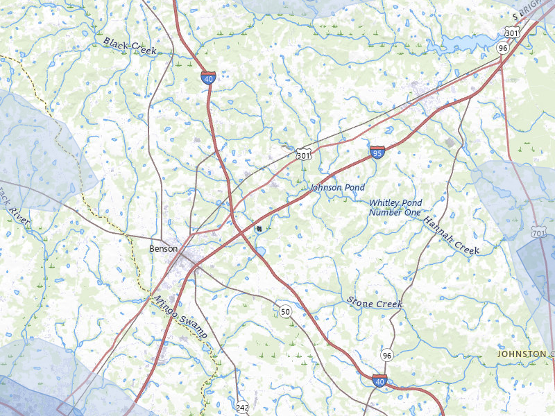 NEXRAD radar-signature map of the hail storm over Four Oaks, NC on Aug 11, 2026