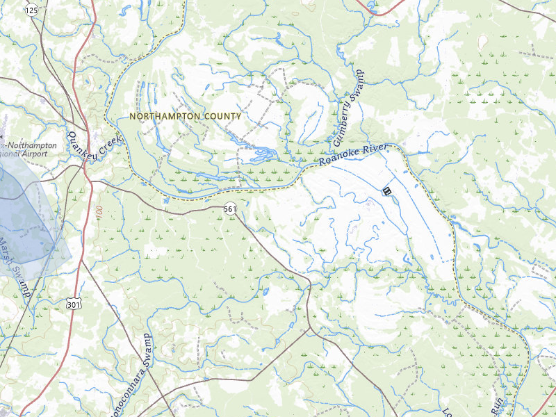 NEXRAD radar-signature map of the hail storm over Halifax, NC on May 27, 2026