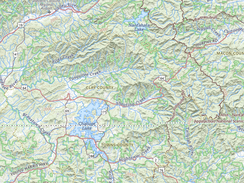 Radar-estimated hail-size map of the storm over Hayesville, NC on Jul 3, 2026
