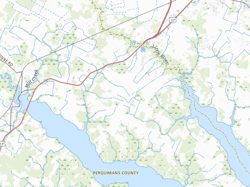 NEXRAD radar-signature map of the hail storm over Hertford, NC on Jul 28, 2026