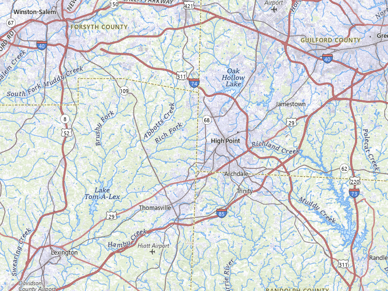 NEXRAD radar-signature map of the hail storm over High Point, NC on Aug 28, 2026