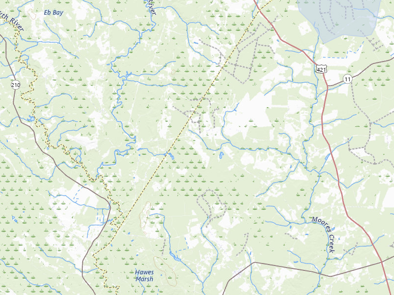 NEXRAD radar-signature map of the hail storm over Ivanhoe, NC on May 30, 2026