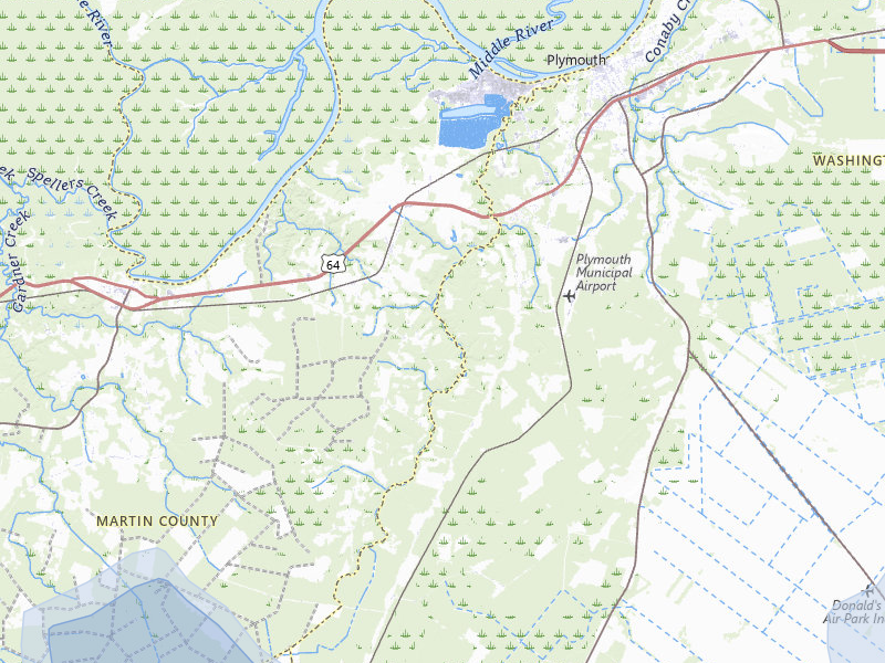 NEXRAD radar-signature map of the hail storm over Jamesville, NC on Aug 20, 2026