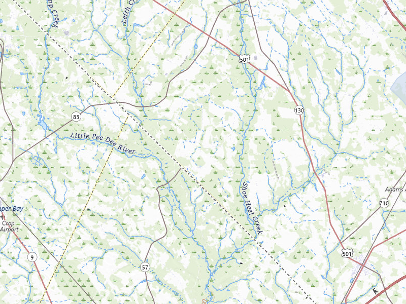 NEXRAD radar-signature map of the hail storm over Maxton, NC on Jul 6, 2026