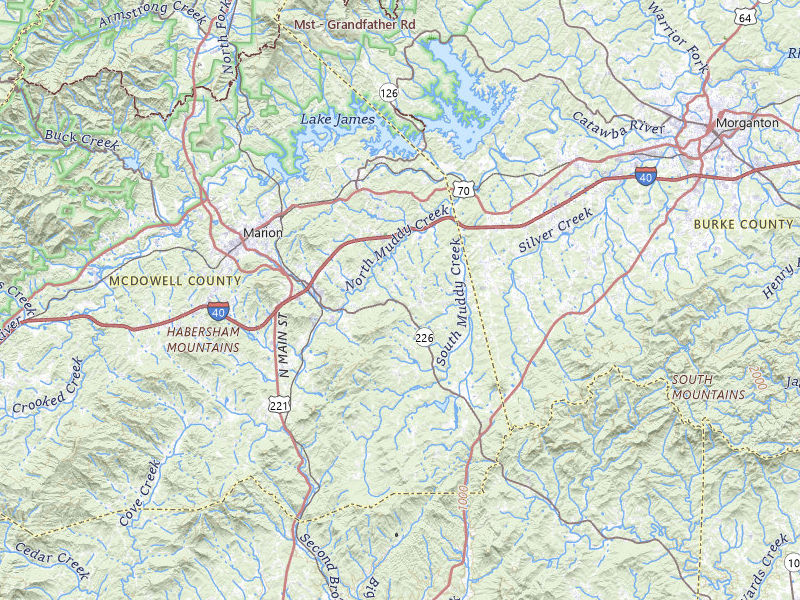 NEXRAD radar-signature map of the hail storm over Nebo, NC on Aug 20, 2026