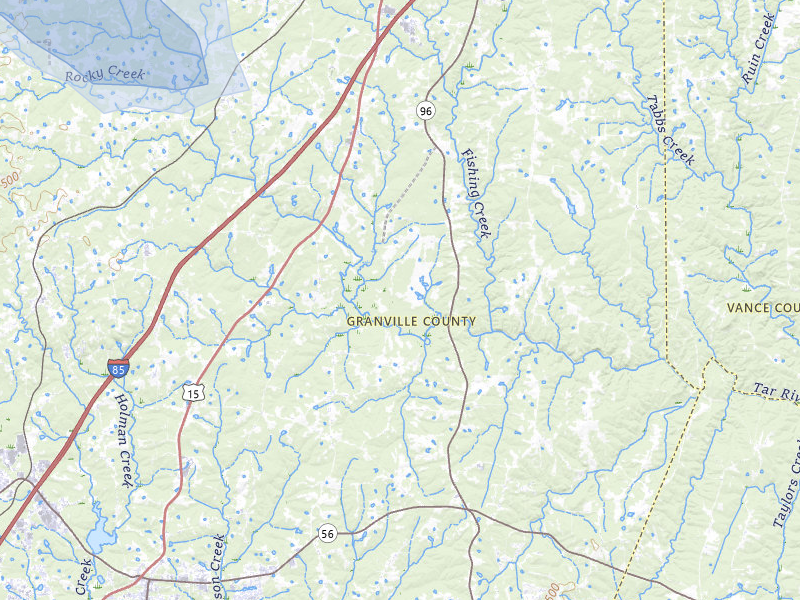 NEXRAD radar-signature map of the hail storm over Oxford, NC on Aug 14, 2026
