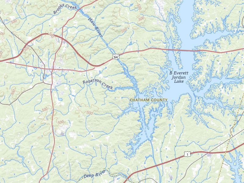 NEXRAD radar-signature map of the hail storm over Pittsboro, NC on Jul 7, 2026