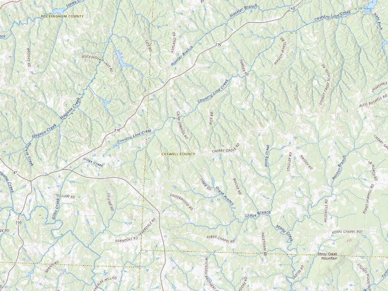NEXRAD radar-signature map of the hail storm over Reidsville, NC on Sep 5, 2026