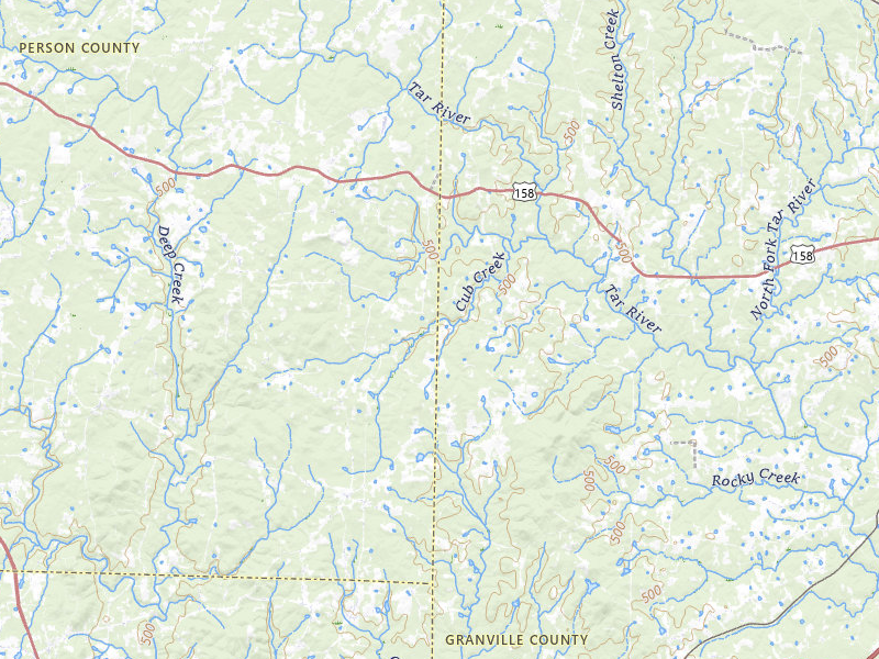 NEXRAD radar-signature map of the hail storm over Rougemont, NC on Jul 8, 2026