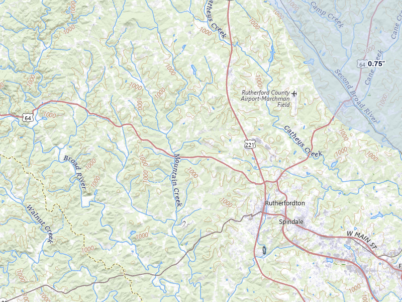 NEXRAD radar-signature map of the hail storm over Rutherfordton, NC on Aug 11, 2026