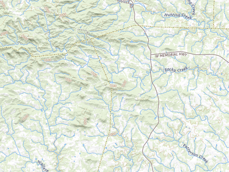 Radar-estimated hail-size map of the storm over Statesville, NC on Jul 6, 2026