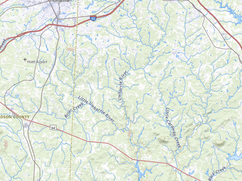 NEXRAD radar-signature map of the hail storm over Trinity, NC on Jul 6, 2026