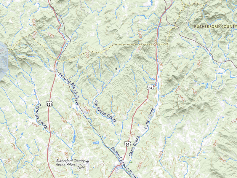 NEXRAD radar-signature map of the hail storm over Union Mills, NC on Jul 5, 2026