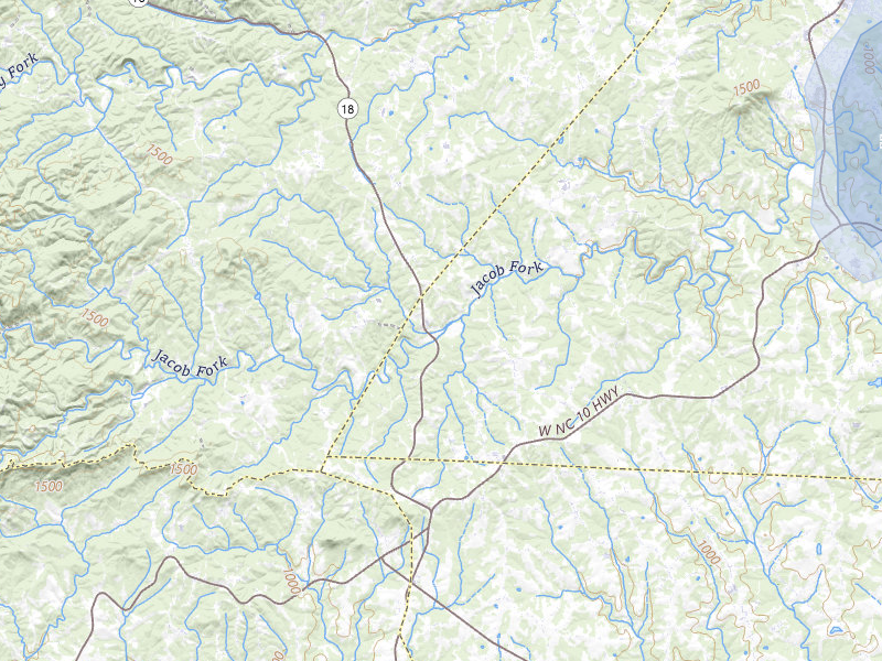 NEXRAD radar-signature map of the hail storm over Vale, NC on Aug 8, 2026