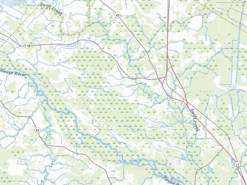 NEXRAD radar-signature map of the hail storm over Vanceboro, NC on Jun 26, 2026