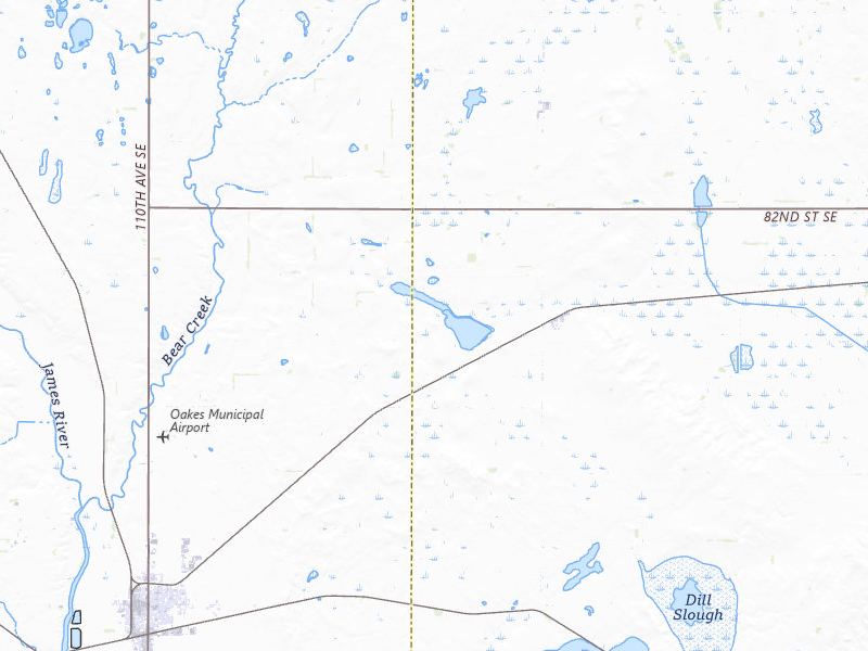 NEXRAD radar-signature map of the hail storm over Gwinner, ND on Jul 9, 2026