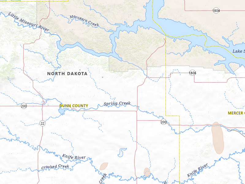 Radar-estimated hail-size map of the storm over Halliday, ND on May 21, 2026