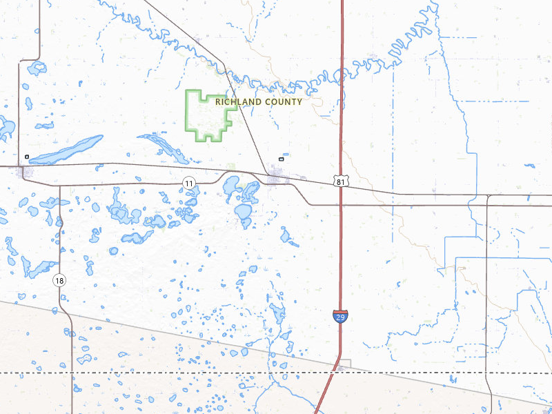 Radar-estimated hail-size map of the storm over Hankinson, ND on Jul 4, 2026