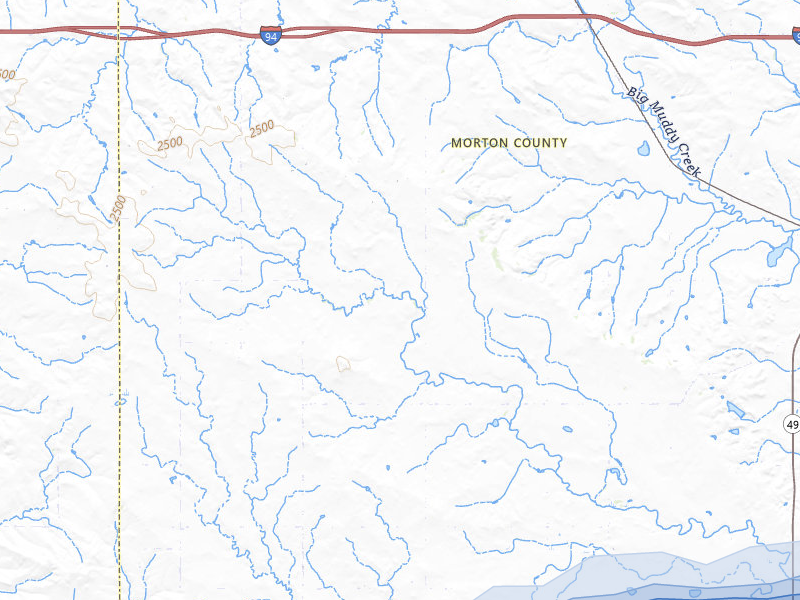 NEXRAD radar-signature map of the hail storm over Hebron, ND on Aug 11, 2026