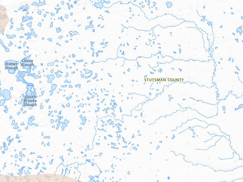 Radar-estimated hail-size map of the storm over Jamestown, ND on Jul 24, 2026