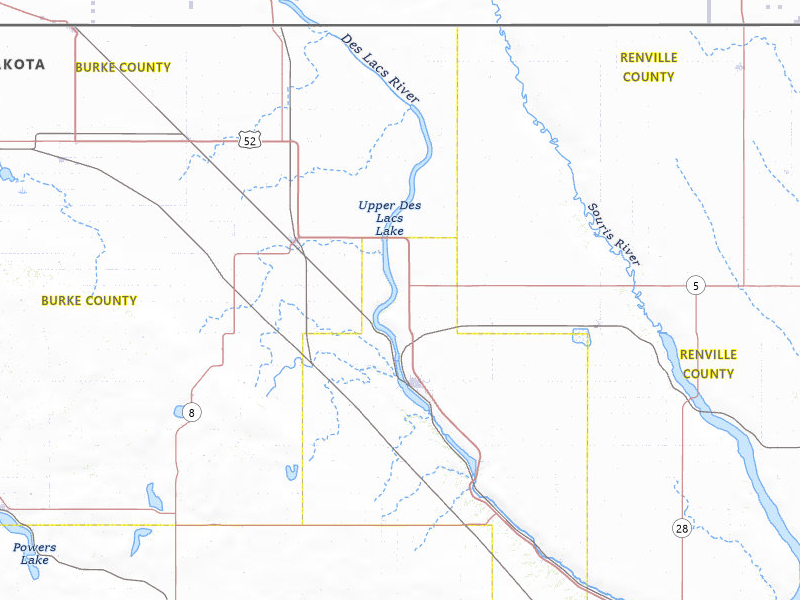 NEXRAD radar-signature map of the hail storm over Kenmare, ND on Jun 9, 2026