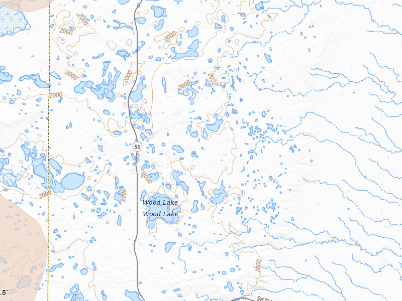 Radar-estimated hail-size map of the storm over Kulm, ND on Jul 9, 2026