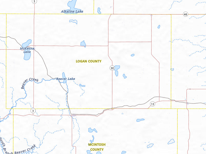 Radar-estimated hail-size map of the storm over Lehr, ND on Jul 30, 2026