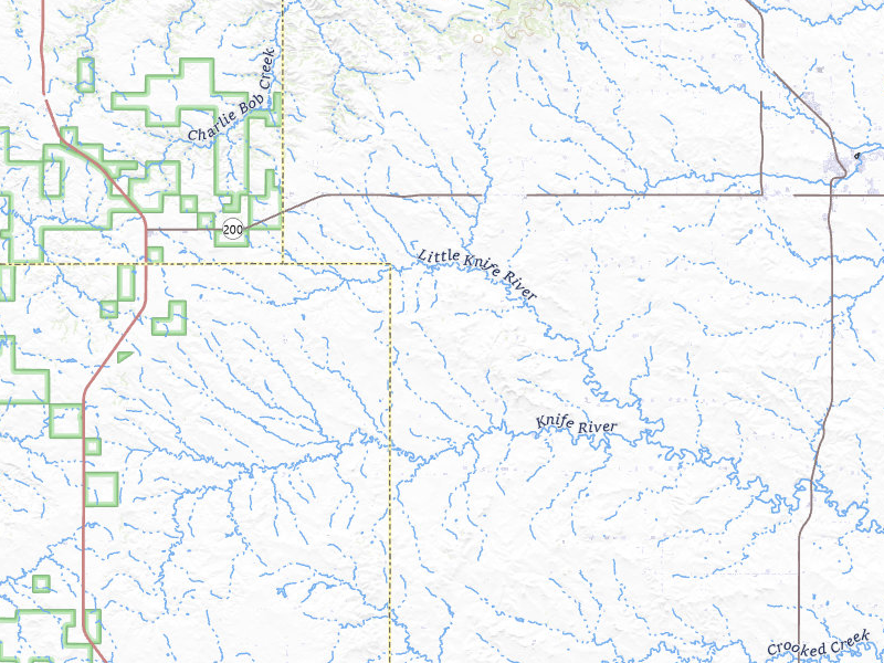 NEXRAD radar-signature map of the hail storm over Manning, ND on Aug 11, 2026