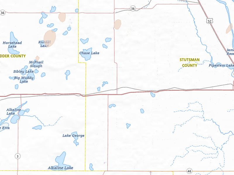 Radar-estimated hail-size map of the storm over Medina, ND on Jun 29, 2026
