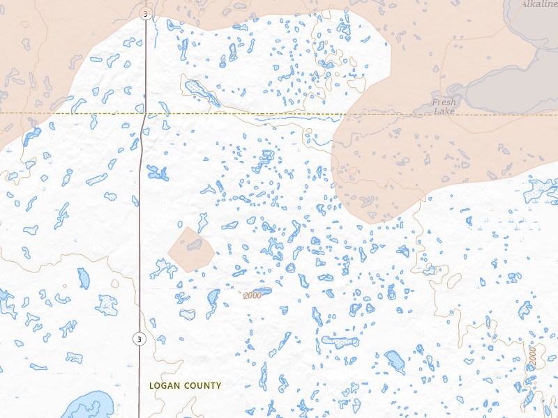 Radar-estimated hail-size map of the storm over Napoleon, ND on Aug 11, 2026