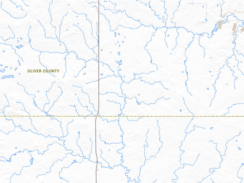 Radar-estimated hail-size map of the storm over New Salem, ND on Jun 27, 2026