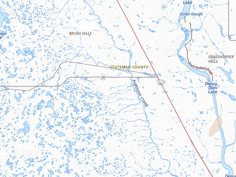 Radar-estimated hail-size map of the storm over Pingree, ND on Jun 29, 2026