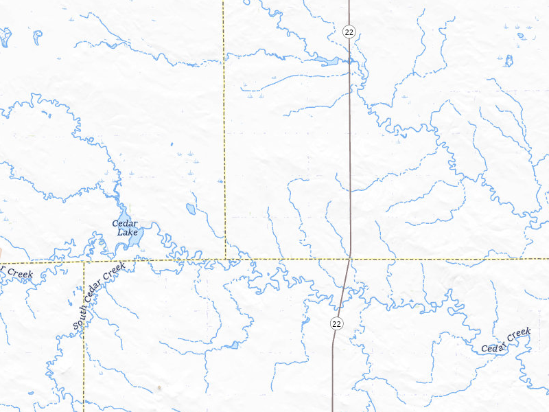 Radar-estimated hail-size map of the storm over Reeder, ND on Jun 27, 2026