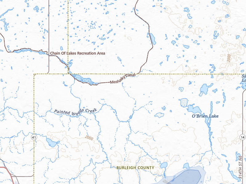 NEXRAD radar-signature map of the hail storm over Regan, ND on Jul 2, 2026