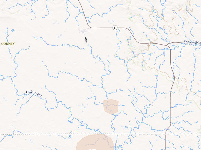 Radar-estimated hail-size map of the storm over Selfridge, ND on Jun 2, 2026