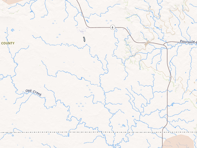 Radar-estimated hail-size map of the storm over Selfridge, ND on Jul 2, 2026