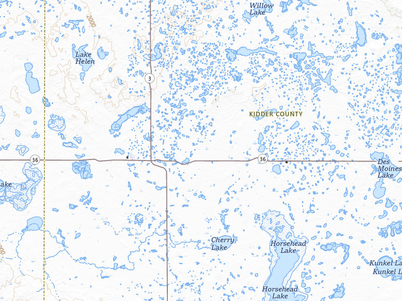 Radar-estimated hail-size map of the storm over Tuttle, ND on Jul 29, 2026