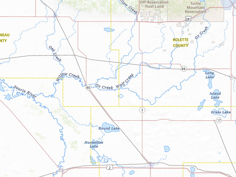 NEXRAD radar-signature map of the hail storm over Willow City, ND on Jun 9, 2026