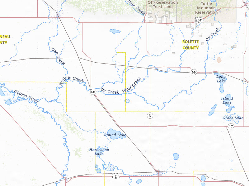 Radar-estimated hail-size map of the storm over Willow City, ND on Jun 27, 2026