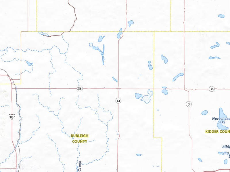NEXRAD radar-signature map of the hail storm over Wing, ND on Jun 9, 2026