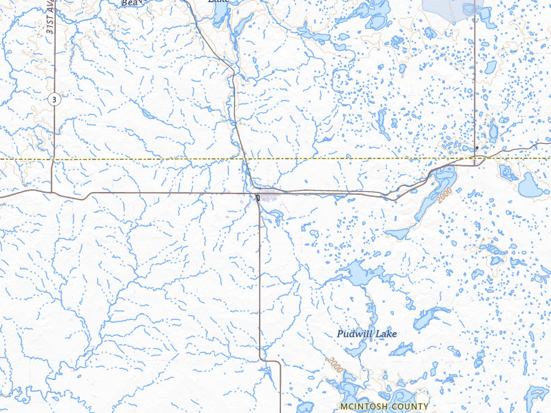 NEXRAD radar-signature map of the hail storm over Wishek, ND on Jul 30, 2026