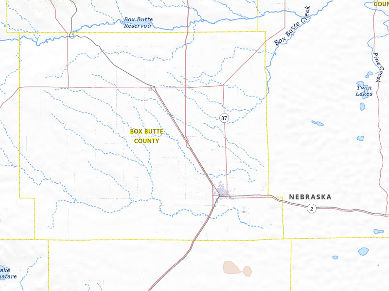 Radar-estimated hail-size map of the storm over Alliance, NE on May 29, 2026