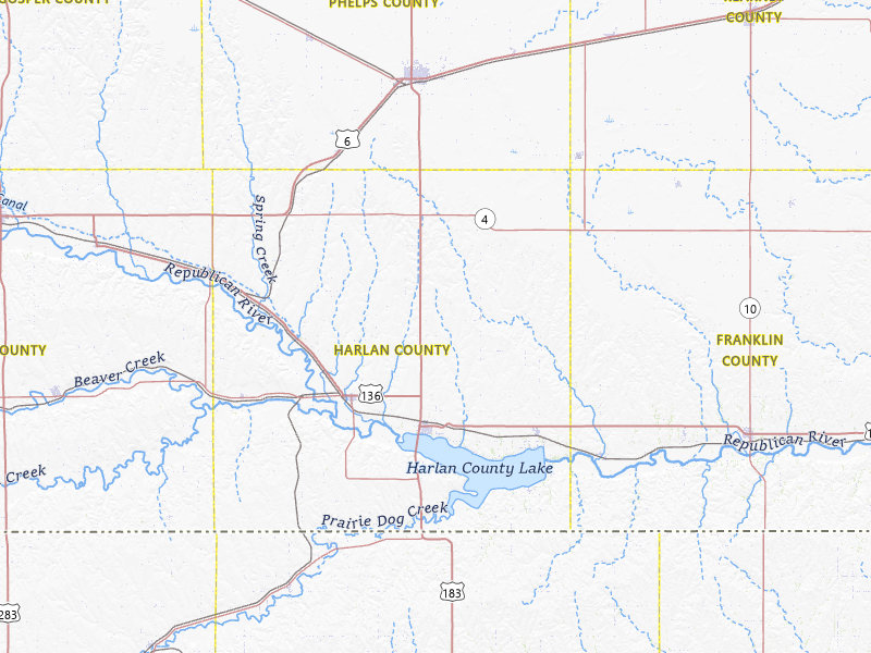NEXRAD radar-signature map of the hail storm over Alma, NE on Jun 8, 2026