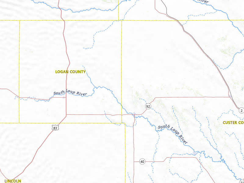 NEXRAD radar-signature map of the hail storm over Arnold, NE on Jun 8, 2026